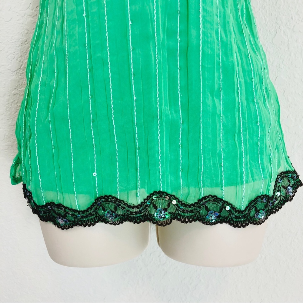 No Boundaries green brown camisole top - Picture 5 of 16
